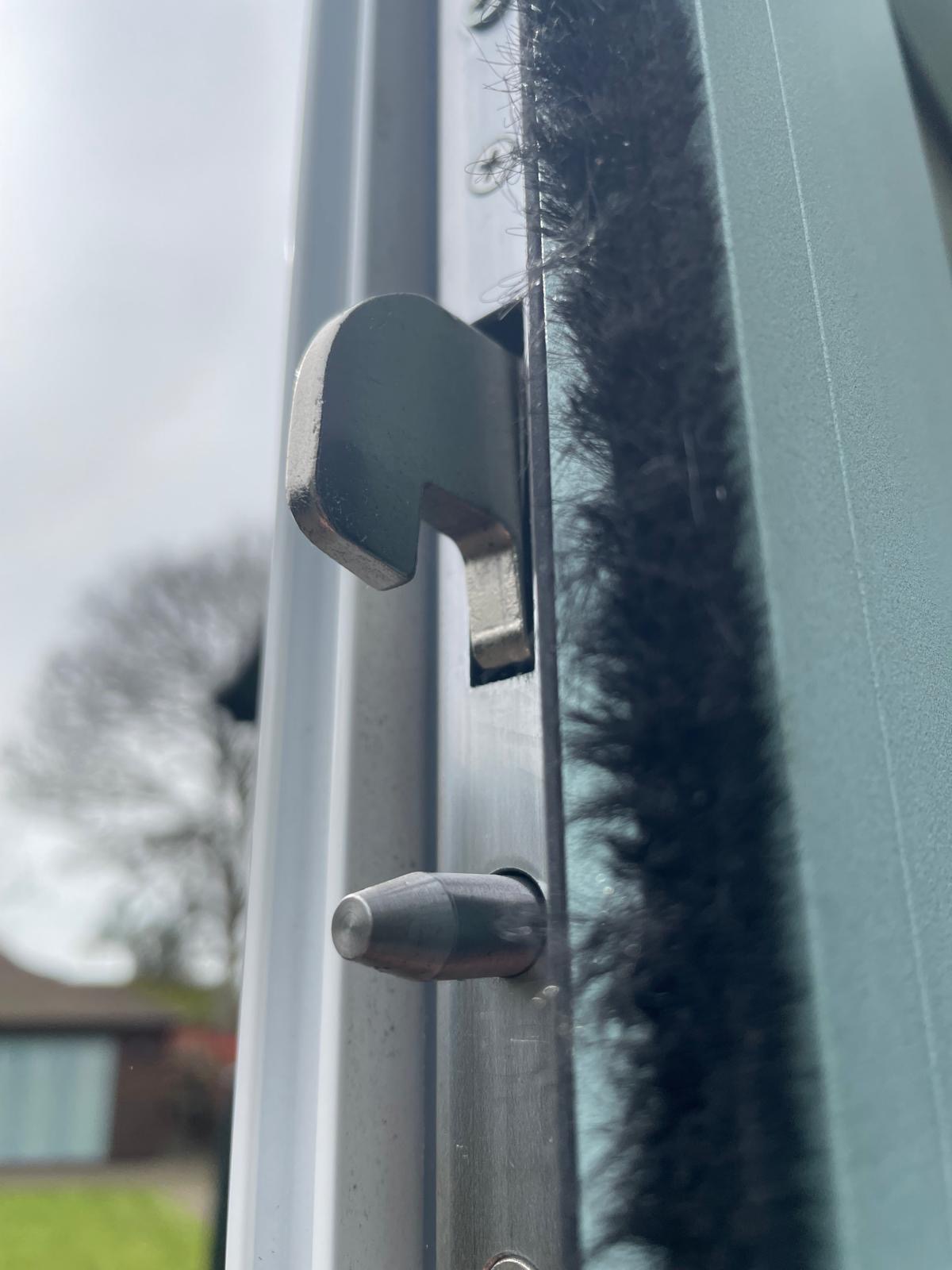 Faulty multipoint locking mechanism in Whitstable